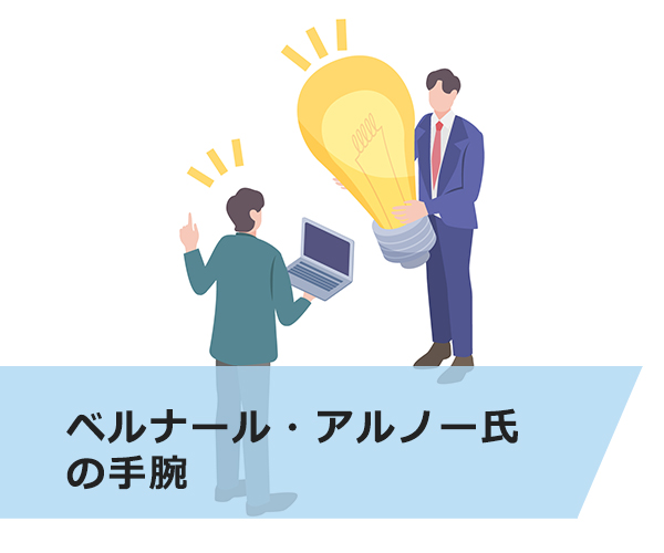 ベルナール・アルノー氏の手腕